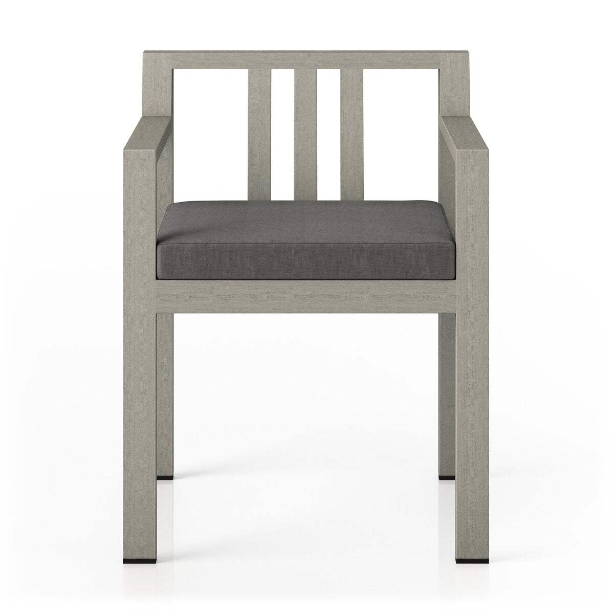 Monterey Outdoor Dining Armchair, Weathered Grey - Kings Fine Art & Decor