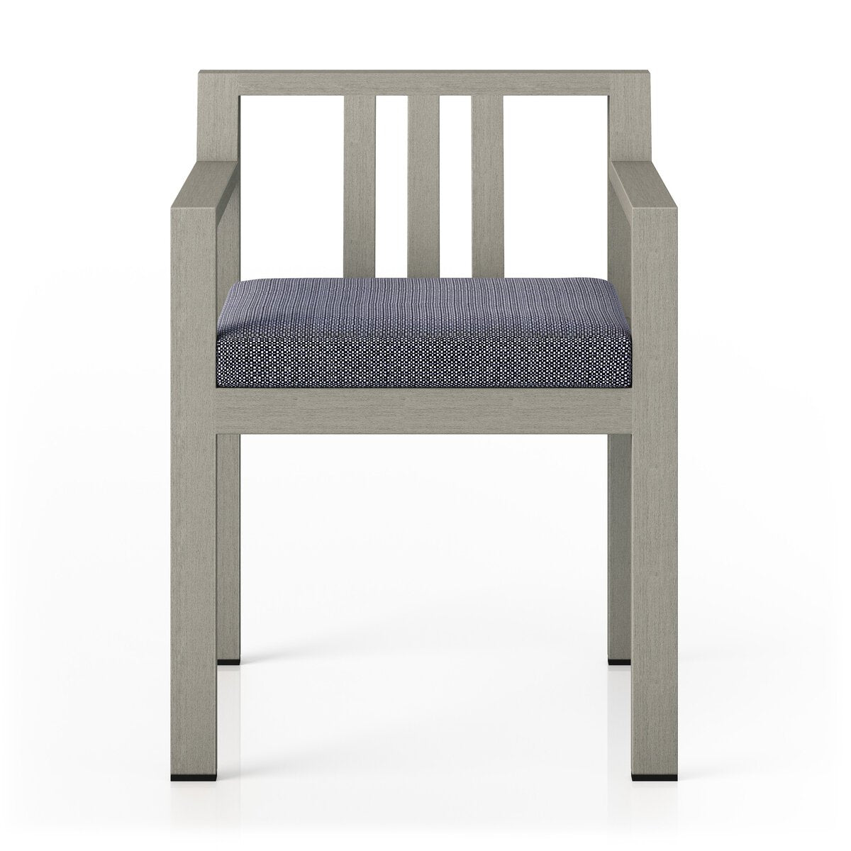 Monterey Outdoor Dining Armchair, Weathered Grey - Kings Fine Art & Decor