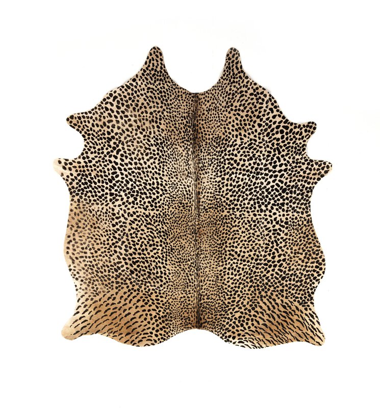 Leopard Printed Hide Rug - Kings Fine Art & Decor