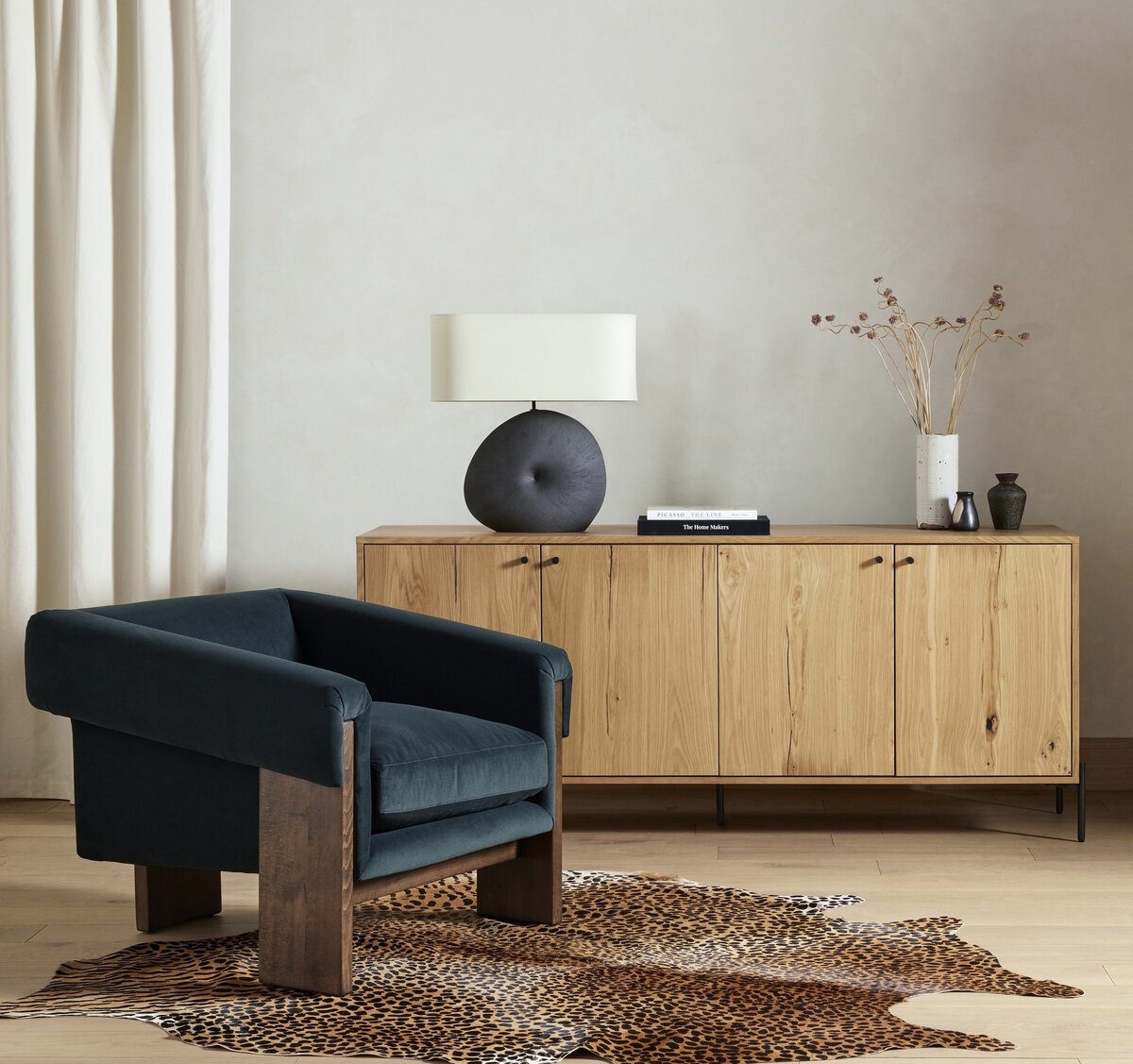 Leopard Printed Hide Rug - Kings Fine Art & Decor