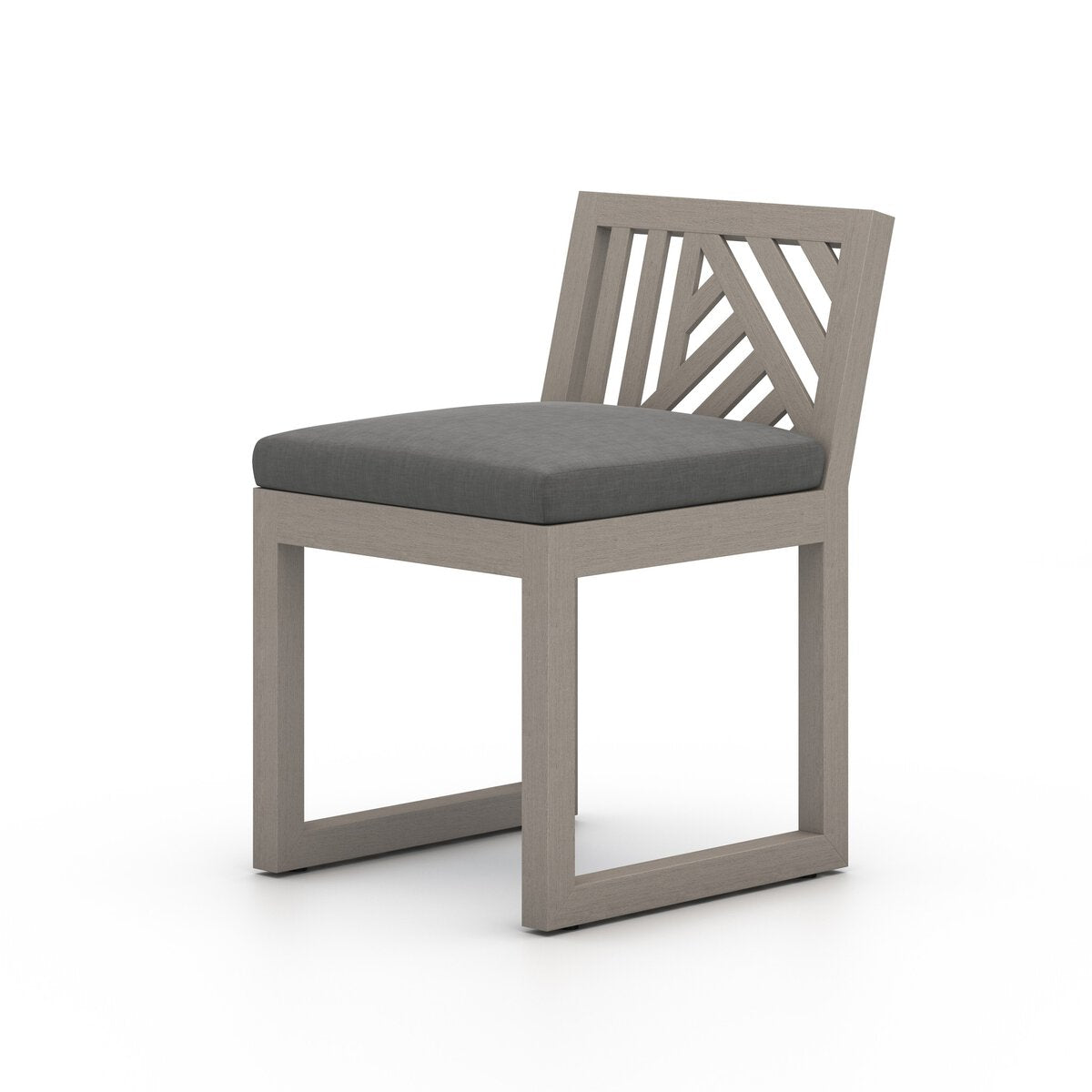 Avalon Outdoor Dining Chair, Weathered Grey - Kings Fine Art & Decor