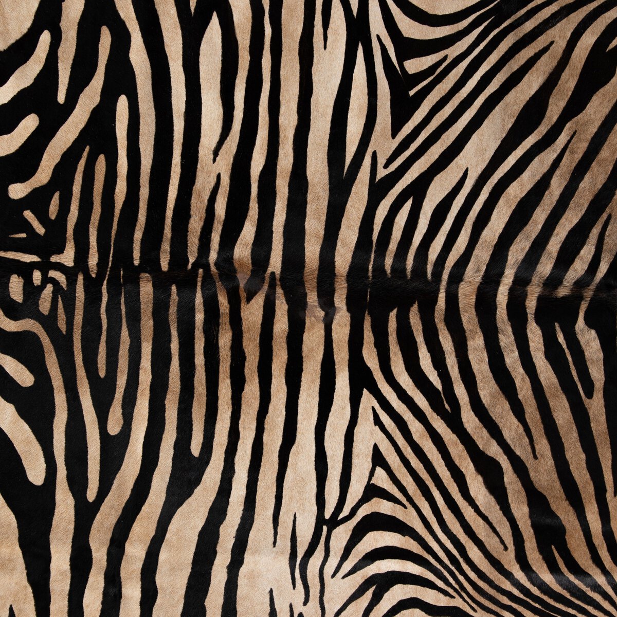 Zebra Printed Hide Rug - Kings Fine Art & Decor