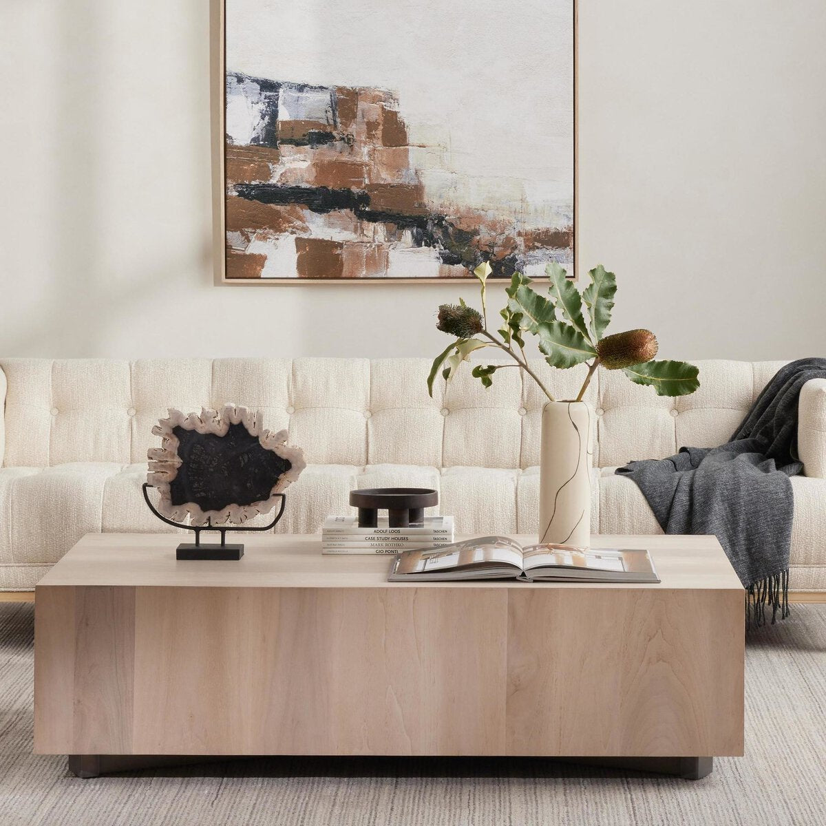Hudson Rectangle Coffee Table - Kings Fine Art & Decor