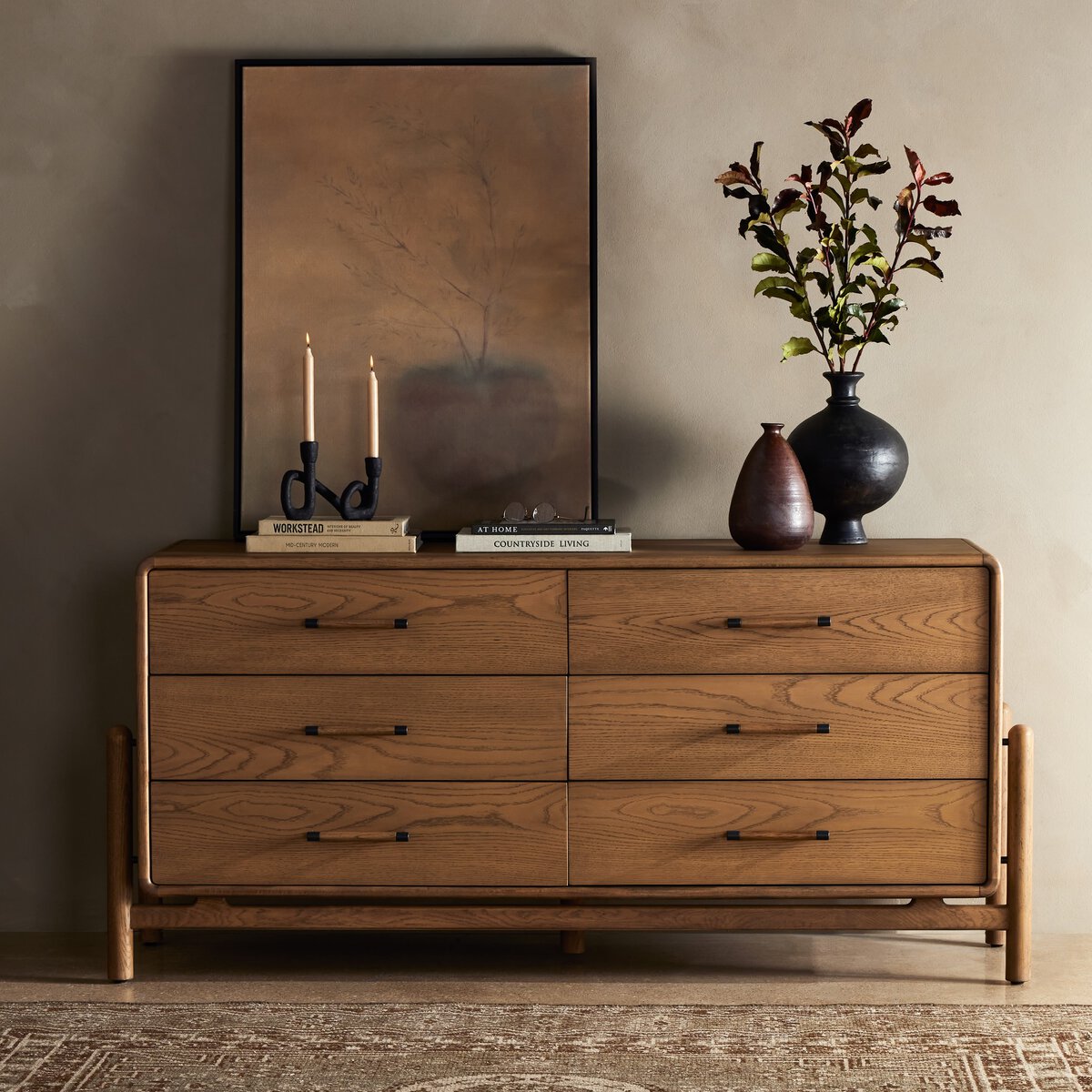 Caroline 6 Drawer Dresser - Kings Fine Art & Decor