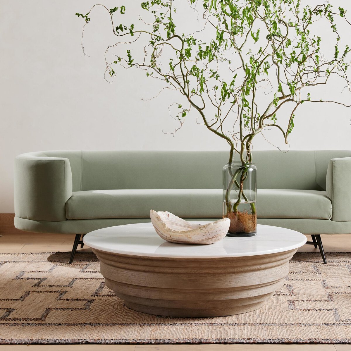 Caldwell Stone Coffee Table - Kings Fine Art & Decor