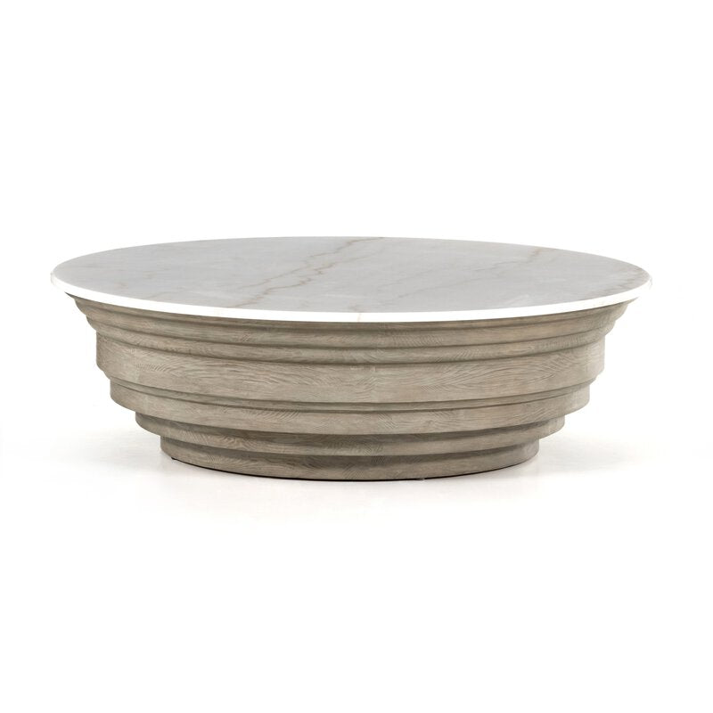 Caldwell Stone Coffee Table - Kings Fine Art & Decor
