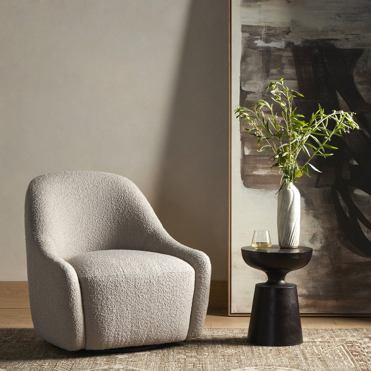 Levi Swivel Chair - Kings Fine Art & Decor