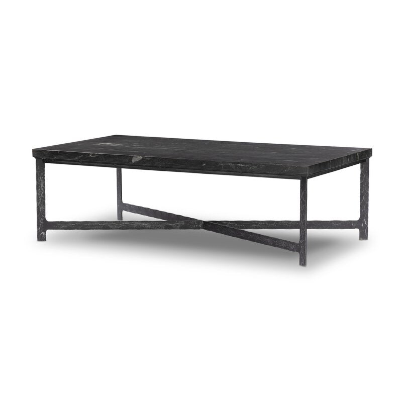 Hammered Iron Coffee Table - Kings Fine Art & Decor