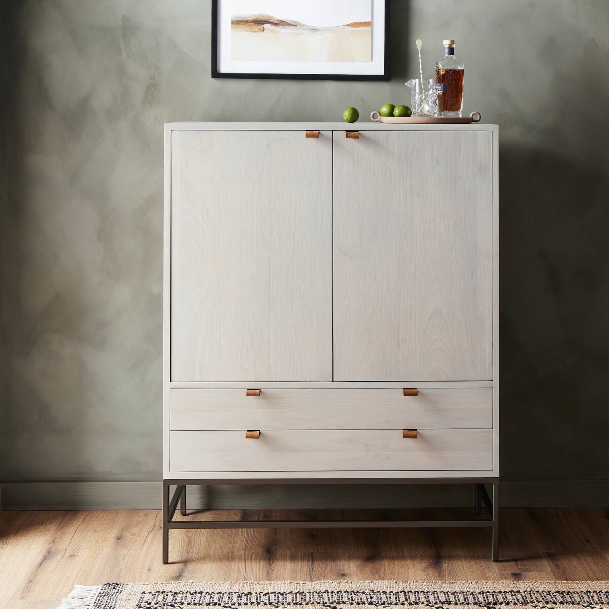 Trey Bar Cabinet - Kings Fine Art & Decor