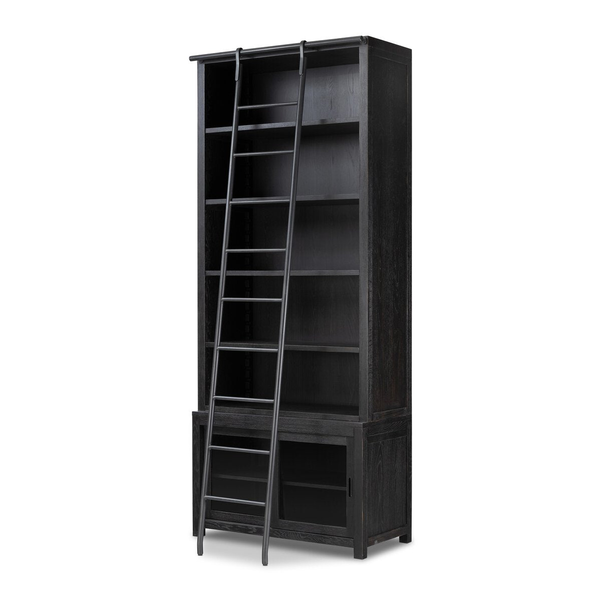 Admont Bookcase And Ladder - Kings Fine Art & Decor