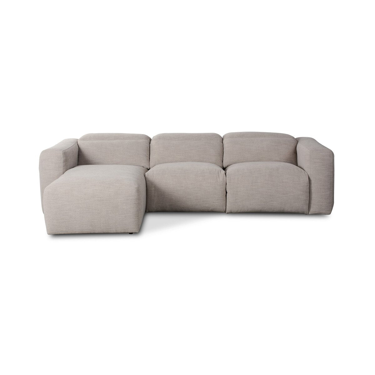 Radley Power Recliner 3-Piece Sectional W/ Chaise - Kings Fine Art & Decor