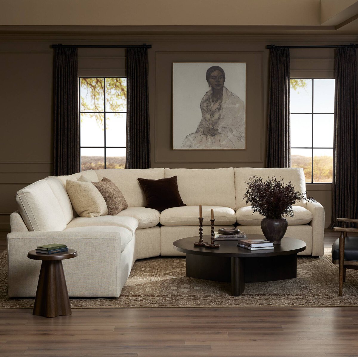 Tillery Power Recliner 5-Piece Sectional - Kings Fine Art & Decor