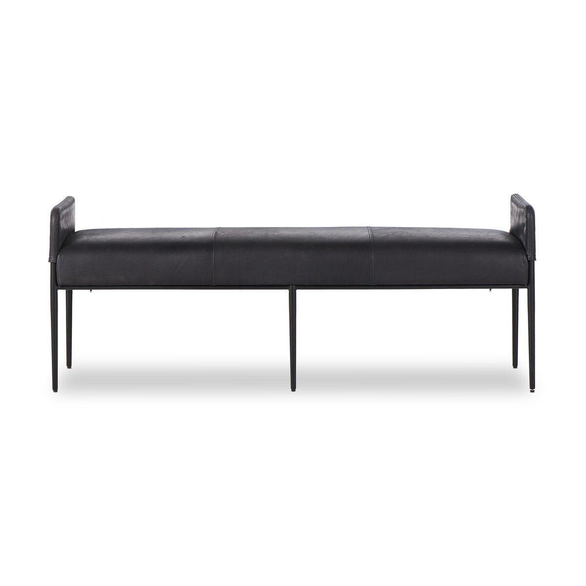Brickel Backless Bench - Kings Fine Art & Decor