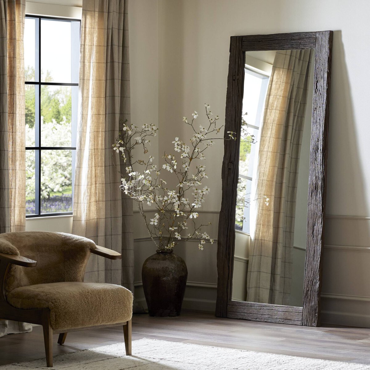 Gridley Floor Mirror - Kings Fine Art & Decor