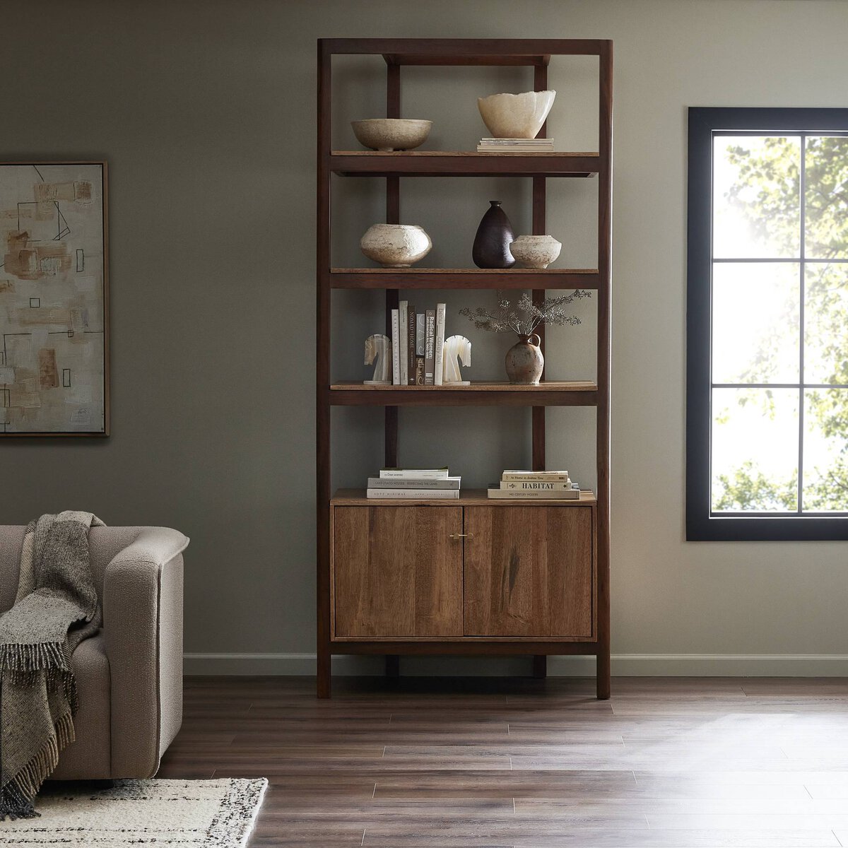 Reza Bookcase - Kings Fine Art & Decor