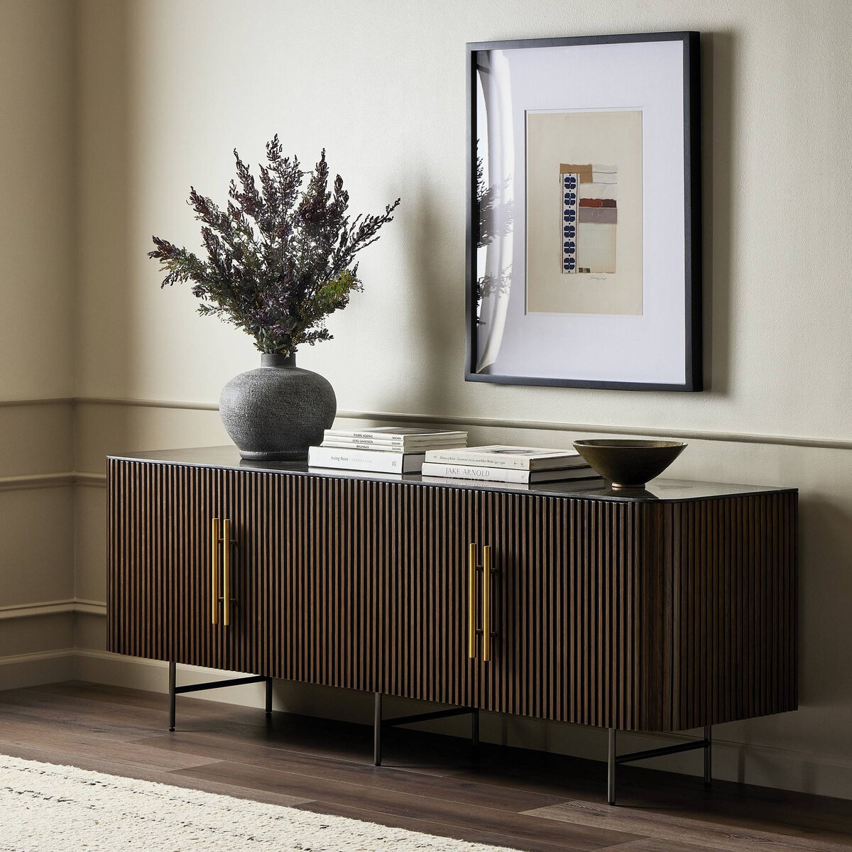 Fletcher Media Console - Kings Fine Art & Decor