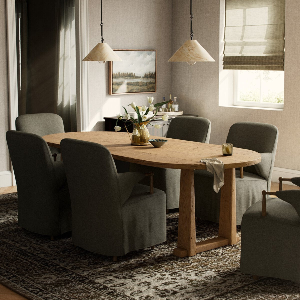 Ayla Dining Table - Kings Fine Art & Decor