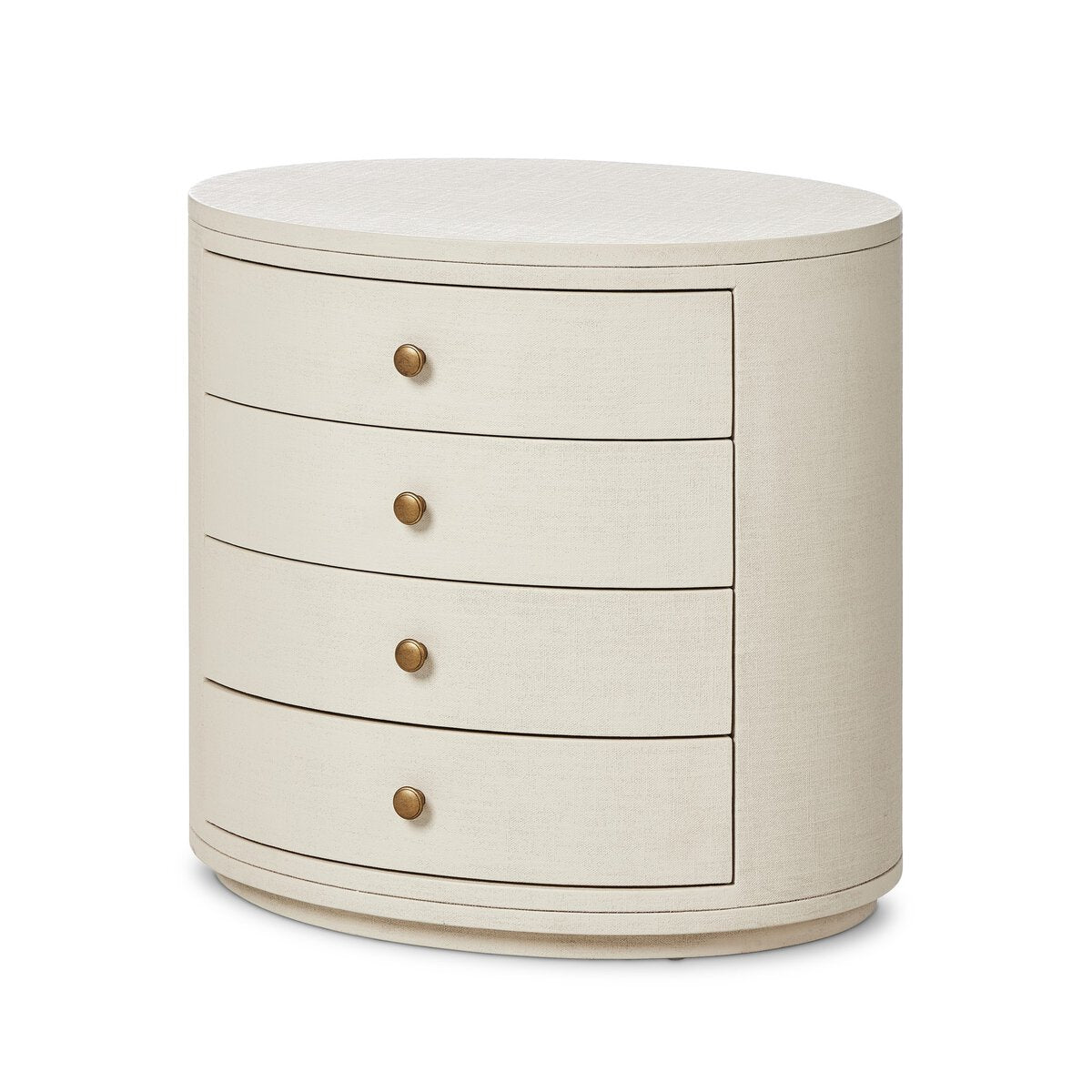Amelia Oval Nightstand - Kings Fine Art & Decor
