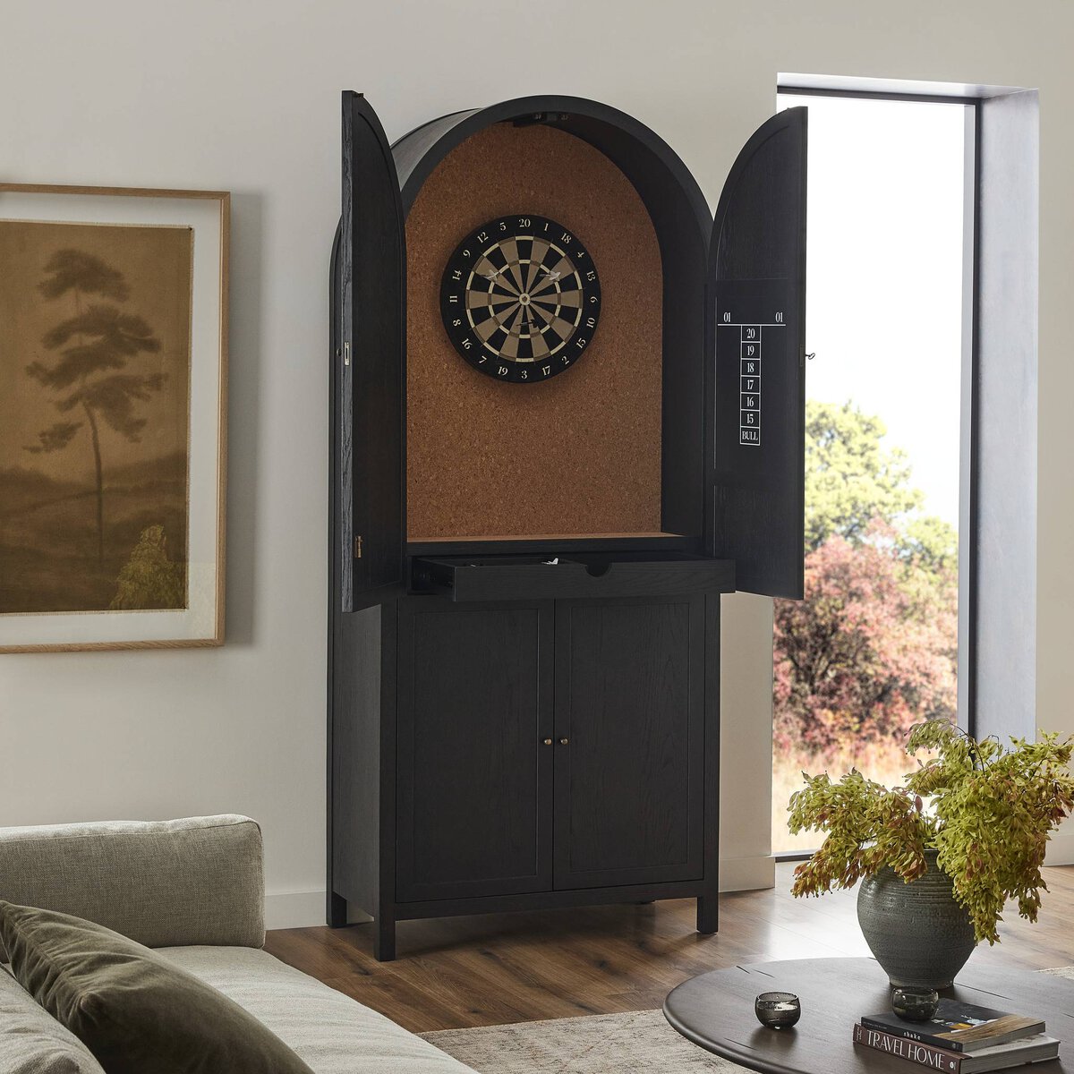 Darts Cabinet - Kings Fine Art & Decor