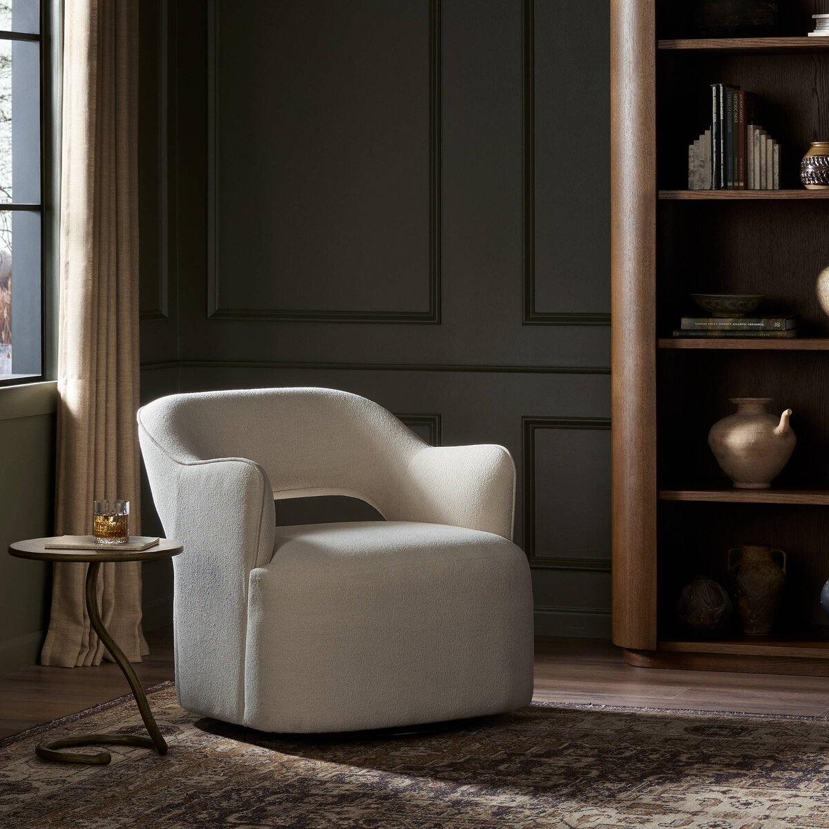 Blythe Swivel Chair - Kings Fine Art & Decor