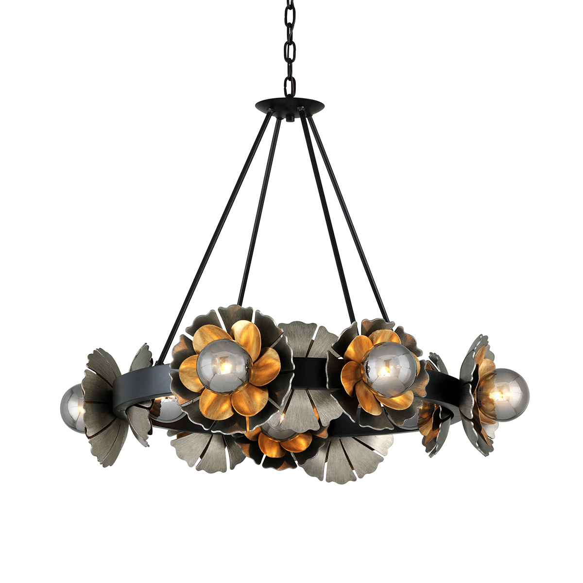 magic-garden-chandelier-278-010-SBK/SSL/OWG