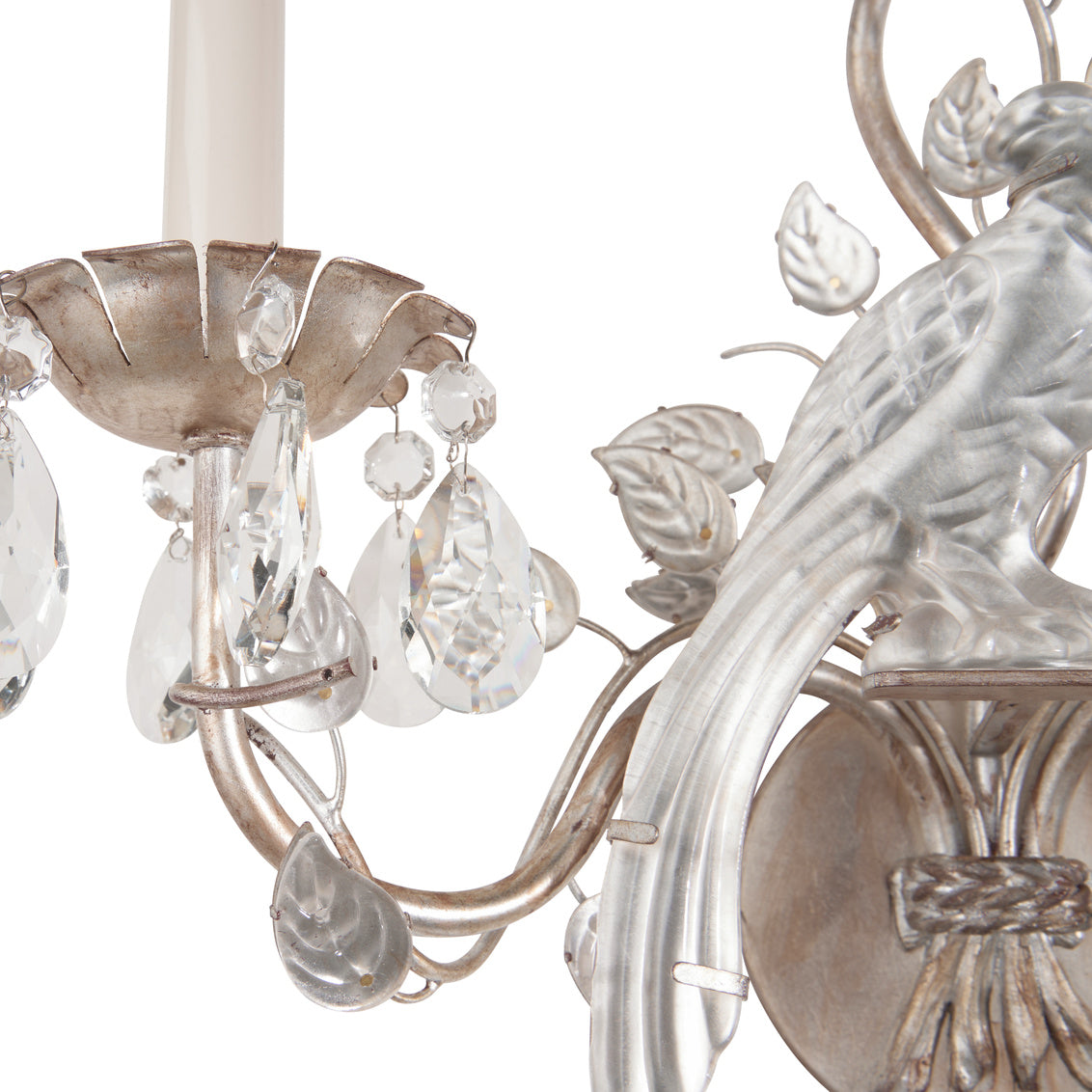 Crystal Bird Sconce - Left