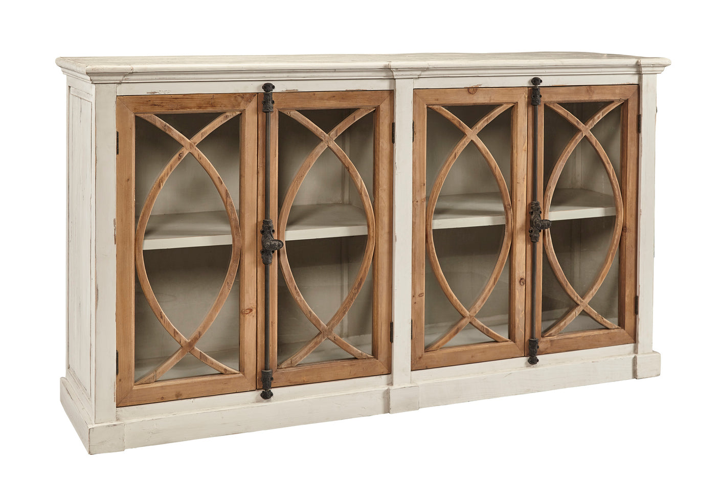 Grayson Fretwork Hutch - Kings Fine Art & Decor