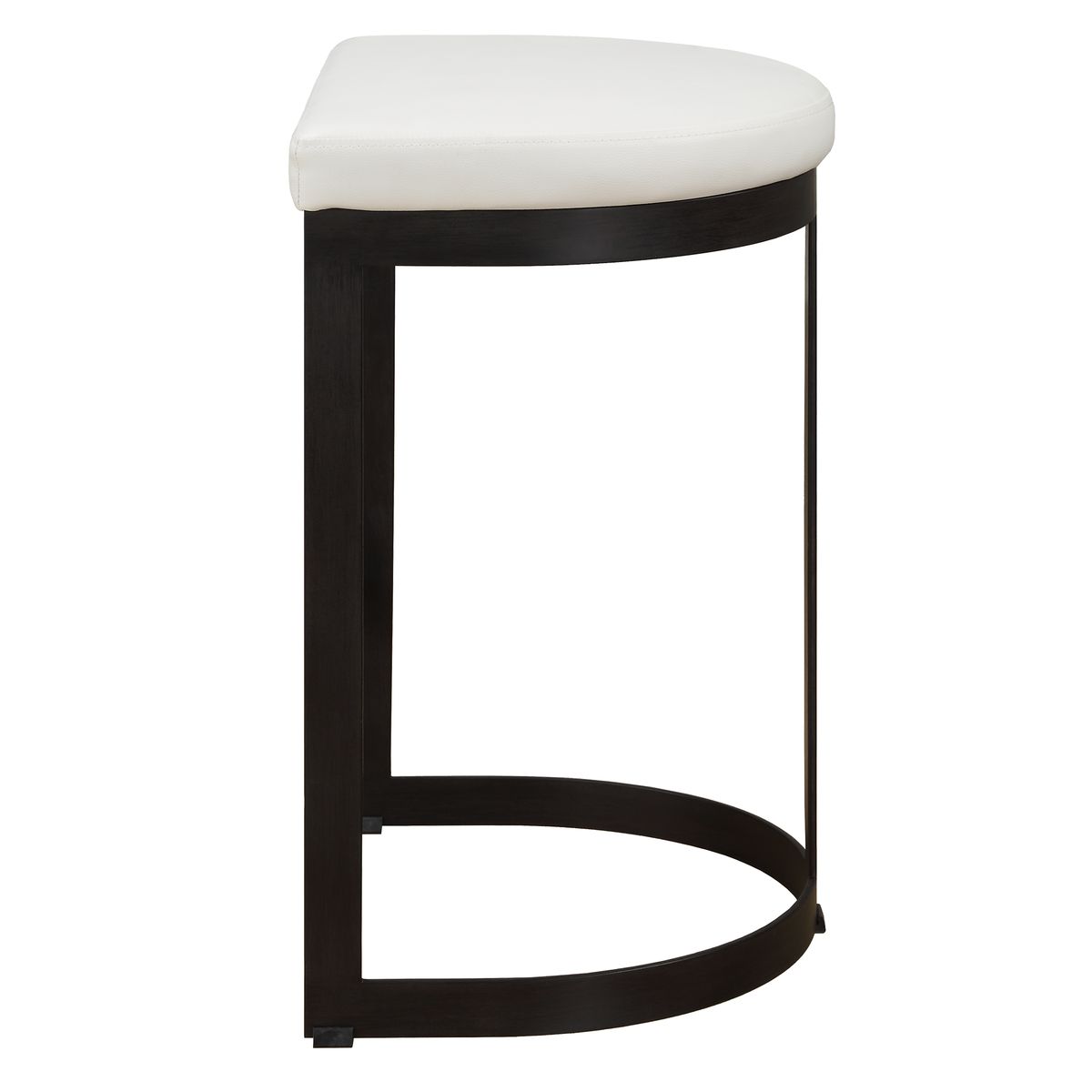 Ivanna Counter Stool, Black - White
