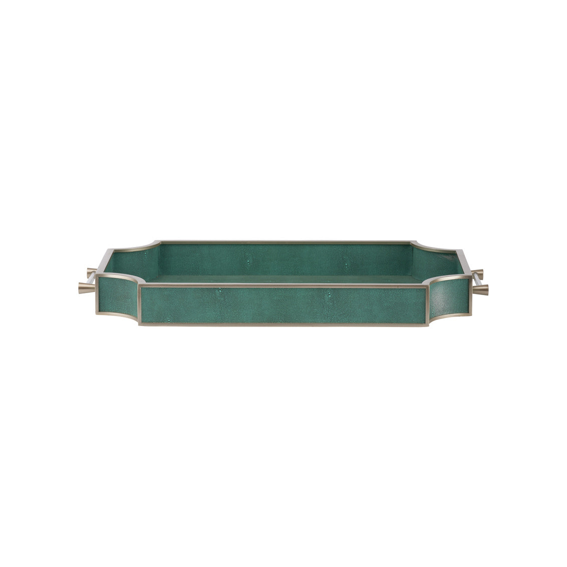 Shagreen Tray - Green