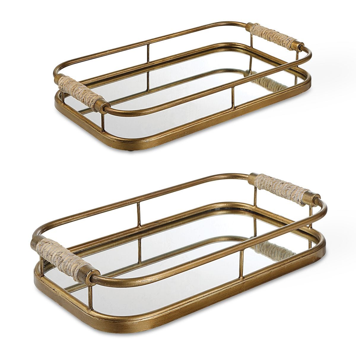 Rosea Trays, S/2 - Kings Fine Art & Decor