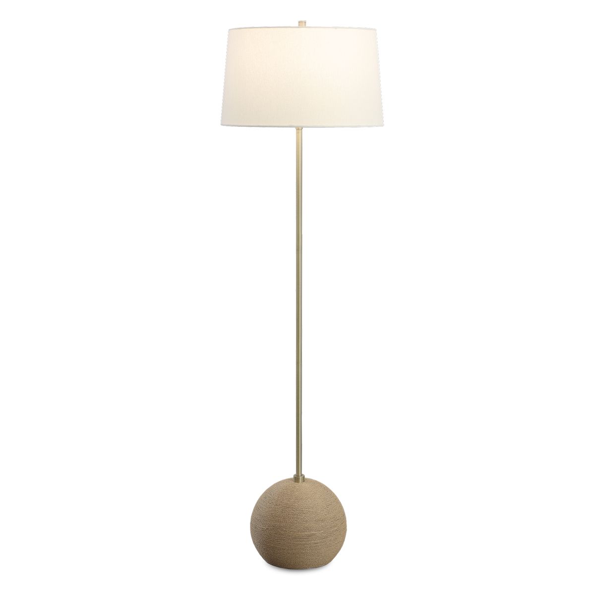 Captiva Floor Lamp, Brass - Kings Fine Art & Decor