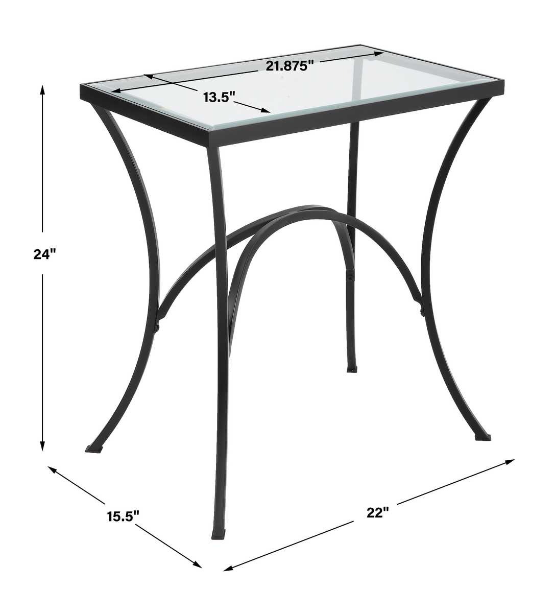 Alayna End Table, Black