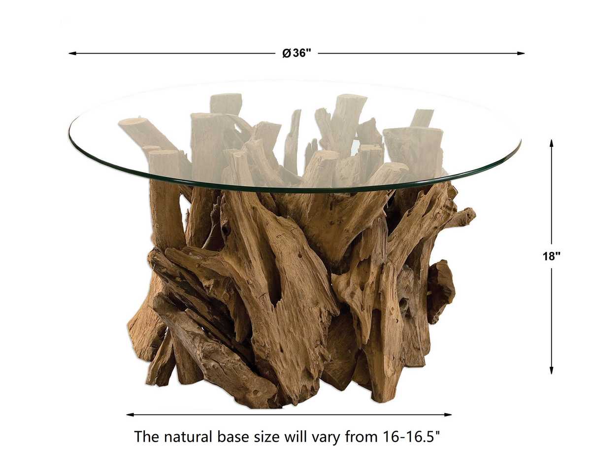 Driftwood Coffee Table, Small, 2 Cartons