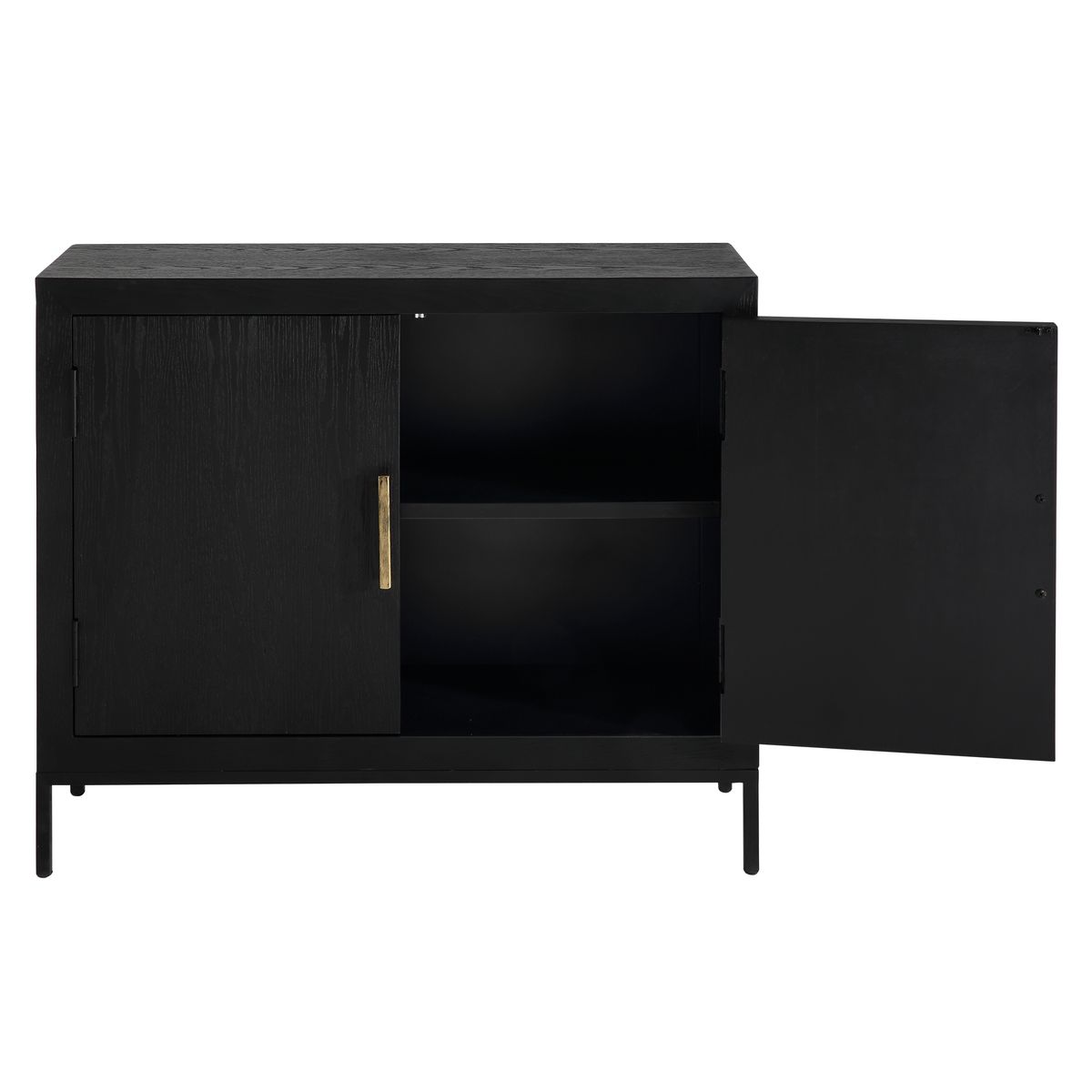 Front Range 2 Door Cabinet, Black