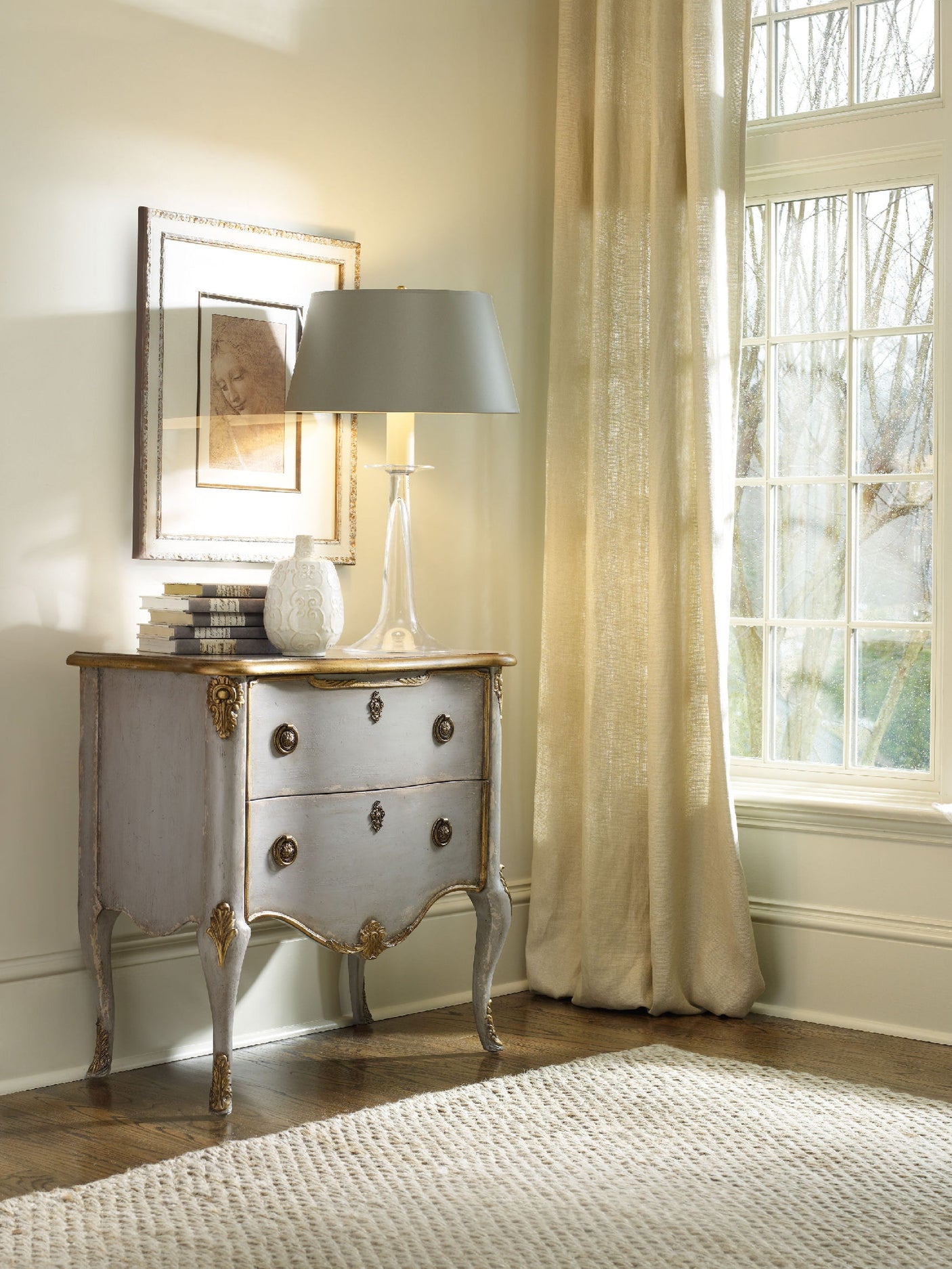 Hooker Furniture French Two Drawer Chest 500-50-887