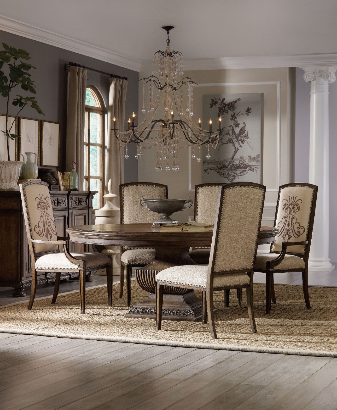 Hooker Furniture Rhapsody 72'' Round Dining Table 5070-75213