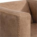 HUDSON LEATHER SWIVEL CHAIR