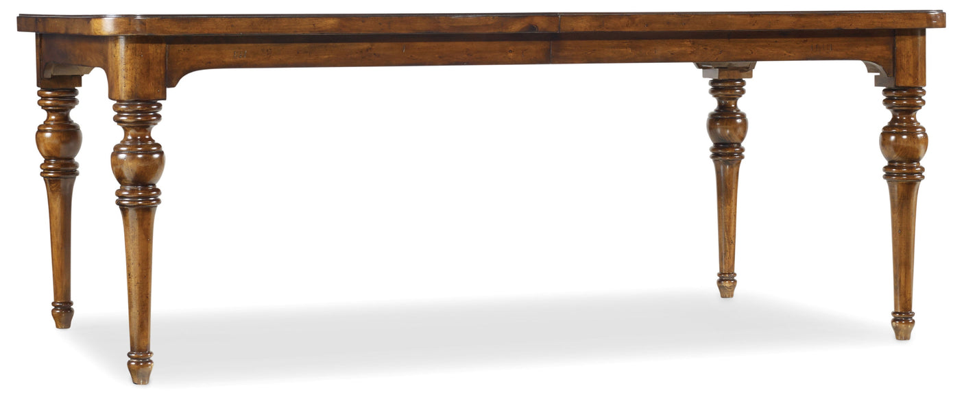Hooker Furniture Tynecastle Rectangle Leg Dining Table with Two 18'' Leaves 5323-75200