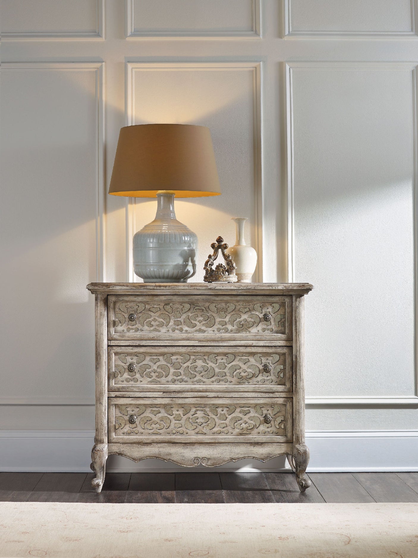 Hooker Furniture Chatelet Fretwork Nightstand 5350-90016