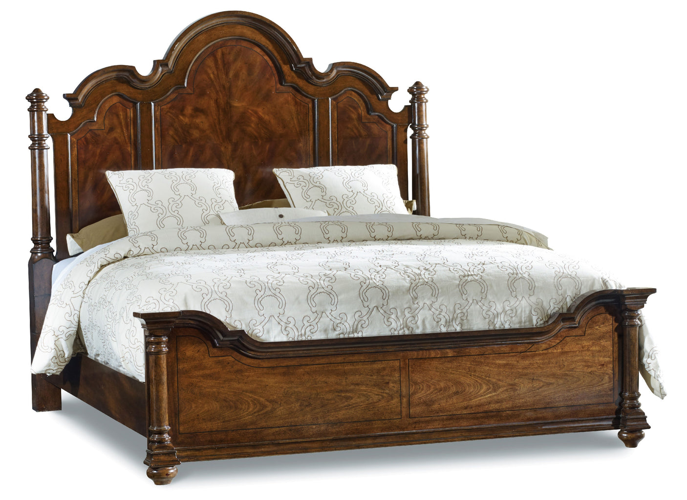 Hooker Furniture Leesburg King Poster Bed 5381-90666