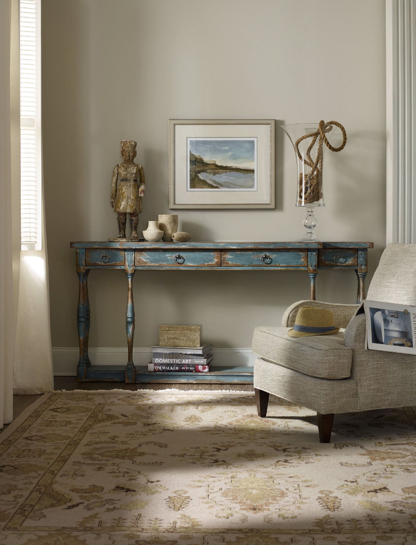 Hooker Furniture Sanctuary Four-Drawer Thin Console 5405-85003