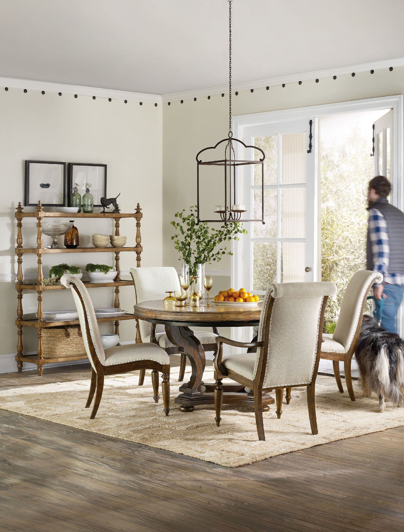 Hooker Furniture Archivist Upholstered Arm Chair - 2 per carton/price ea 5447-75400