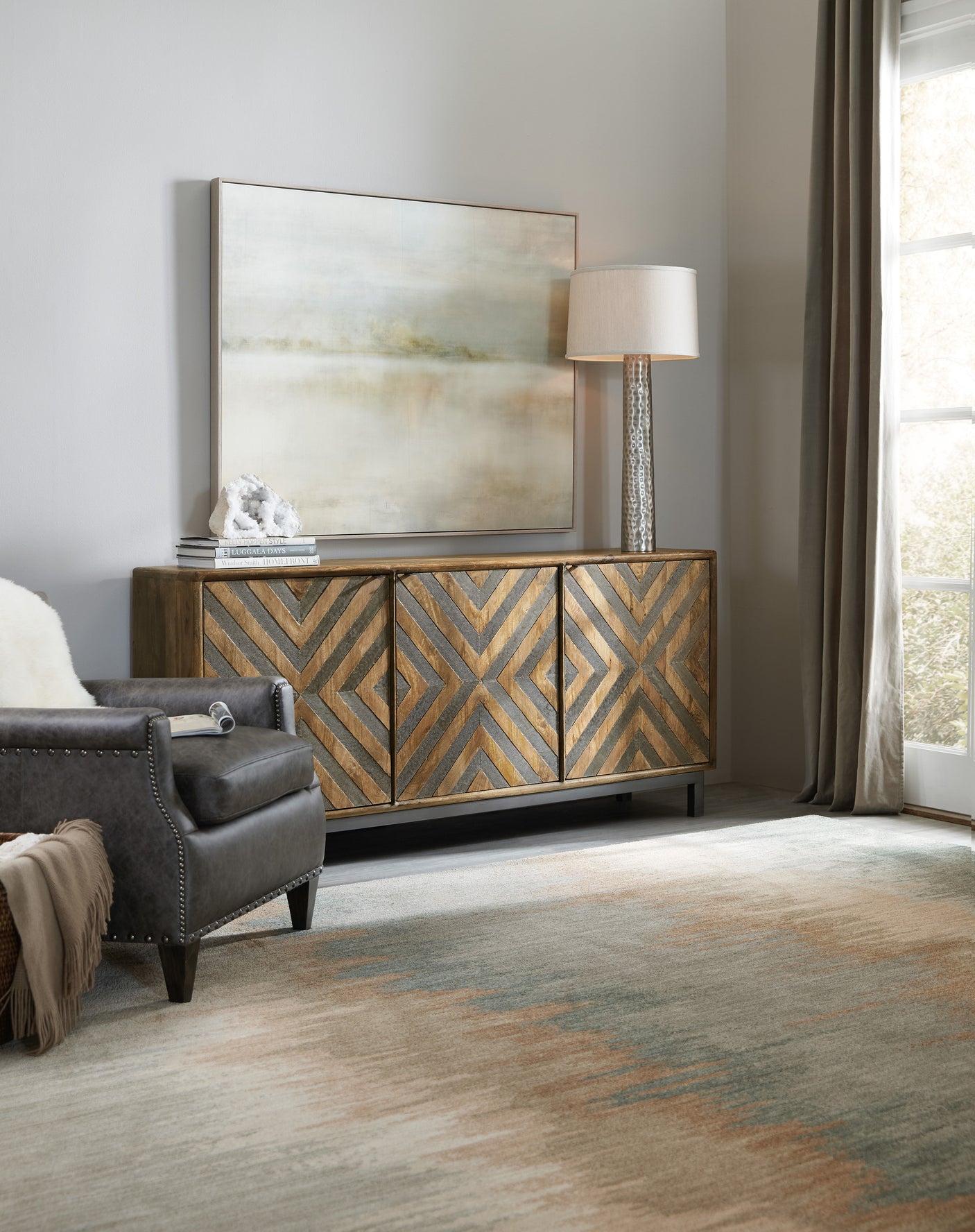 Hooker Furniture Serramonte 69in Entertainment/Accent Console 5649-55469-MWD