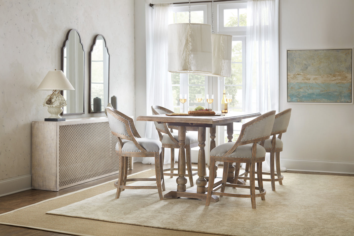 Hooker Furniture Boheme Brasserie Friendship Table 5750-75206-MWD