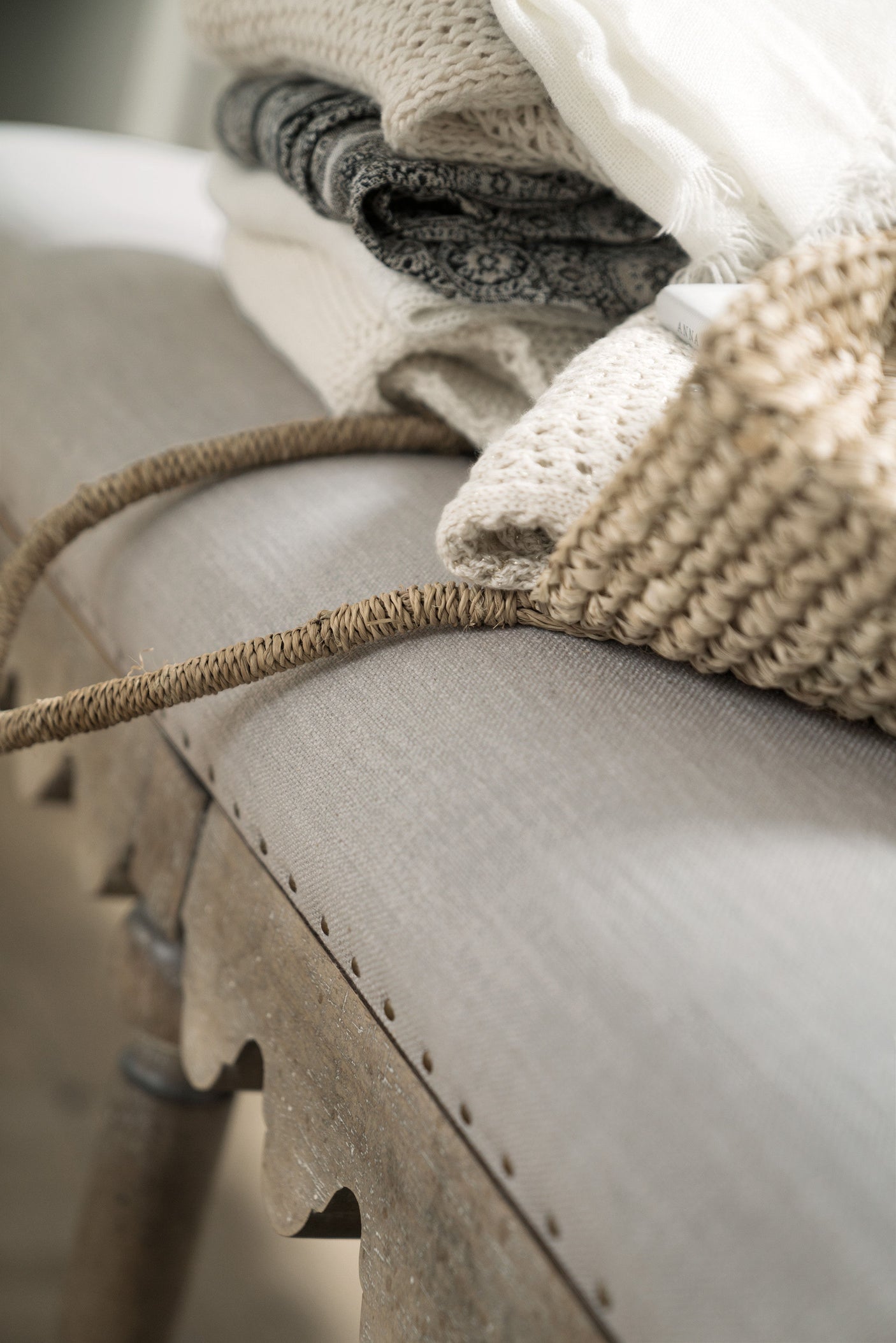 Hooker Furniture Boheme Madera Bed Bench 5750-90019-MWD