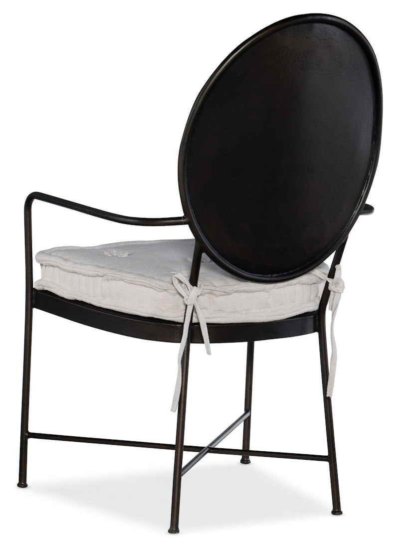 Hooker Furniture Ciao Bella Metal Arm Chair - 2 per carton/price ea 5805-75400-89