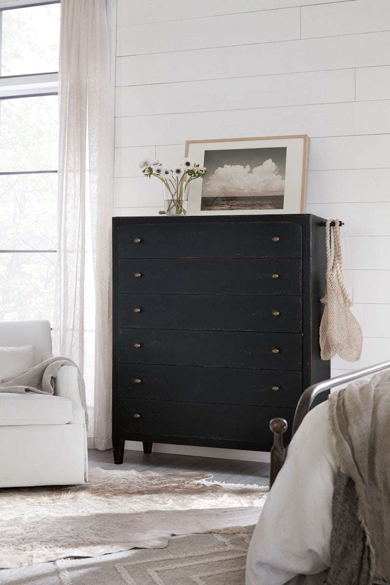 Hooker Furniture Ciao Bella Six-Drawer Chest- Black 5805-90010-99