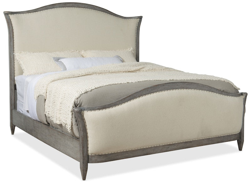 Hooker Furniture Ciao Bella King Upholstered Bed- Speckled Gray 5805-90866-96