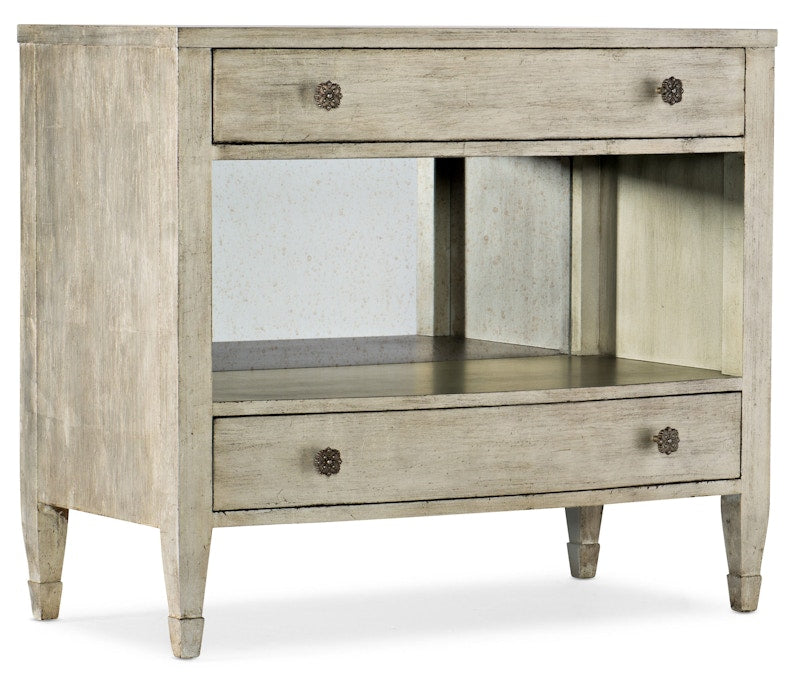 Hooker Furniture Sanctuary Gemme Two Drawer Nightstand 5875-90015-95