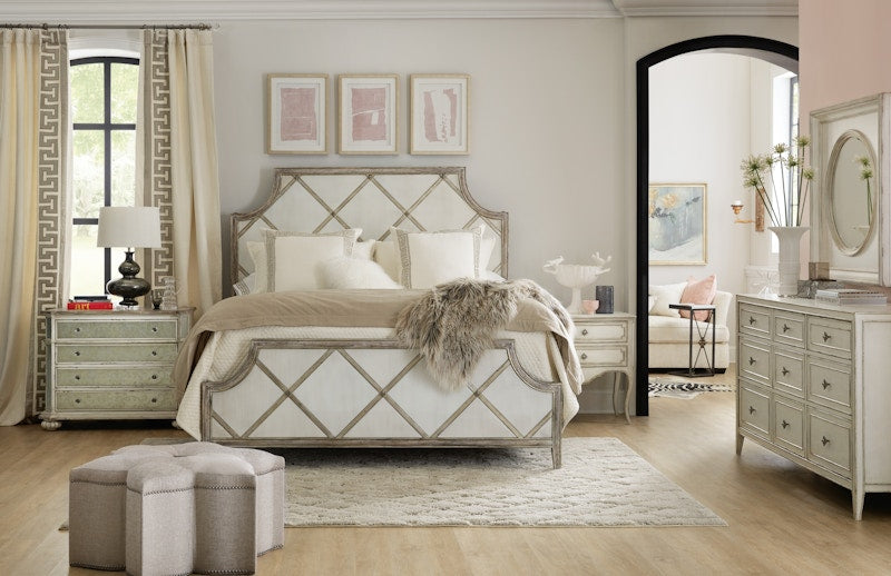 Hooker Furniture Sanctuary Diamont King Panel Bed 5875-90366-95